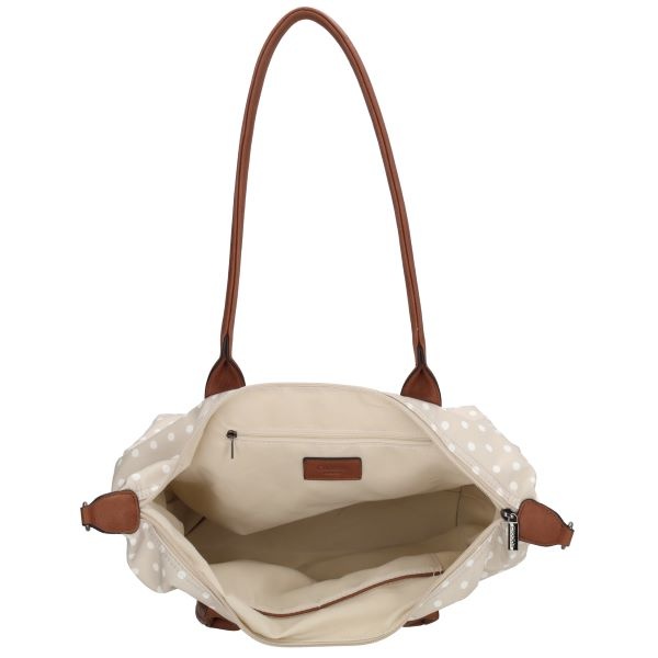 CHARM LONDON BAGS   Buckingham Laptoptas 15  inch taupe wit