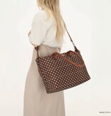 CHARM LONDON BAGS   Buckingham Laptoptas 15  inch bruin wit