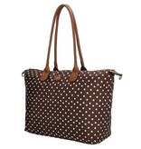 CHARM LONDON BAGS   Buckingham Laptoptas 15  inch bruin wit