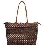 CHARM LONDON BAGS   Buckingham Laptoptas 15  inch bruin wit