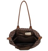 CHARM LONDON BAGS   Buckingham Laptoptas 15  inch bruin wit