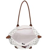 CHARM LONDON BAGS   Buckingham Laptoptas 15  inch wit zwart