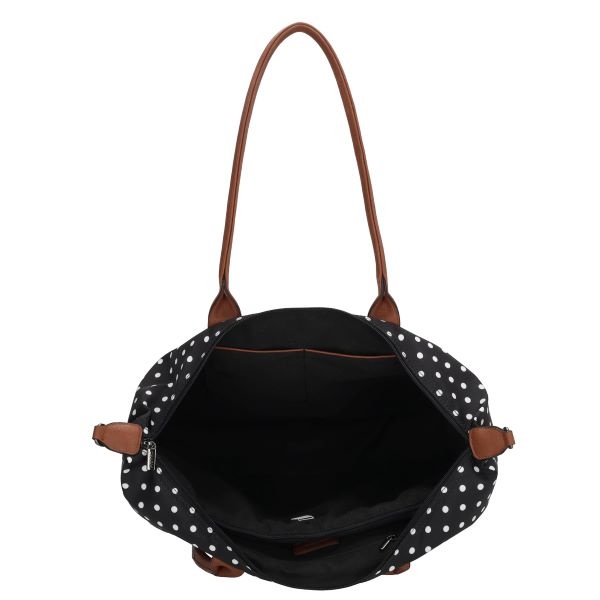 CHARM LONDON BAGS   Buckingham Laptoptas 15  inch zwart wit