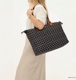 CHARM LONDON BAGS   Buckingham Laptoptas 15  inch zwart wit