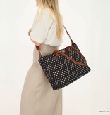 CHARM LONDON BAGS   Buckingham Laptoptas 15  inch zwart wit