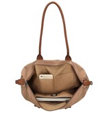 CHARM LONDON BAGS    Buckingham Laptoptas 15 inch Taupe