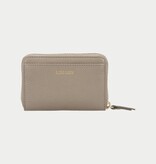LouLou Petit Emilie Kleine leren RFID portemonnee Soft Sepia