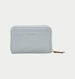 LouLou Petit Emilie Kleine leren RFID portemonnee Blue Aura