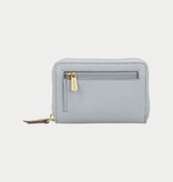 LouLou Petit Emilie Kleine leren RFID portemonnee Blue Aura