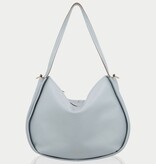 LouLou LOU L Blue Aura– leren shopper met RFID en gouden details