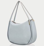 LouLou LOU L Blue Aura– leren shopper met RFID en gouden details