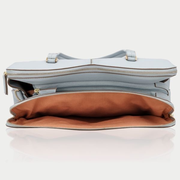 LouLou Laptop schoudertas OLIVIA Blue Aura