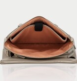 LouLou Laptop schoudertas OLIVIA Soft Sepia