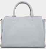 LouLou Dames leren schoudertas Vera Blue Aura