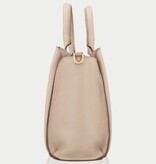 LouLou Dames leren schoudertas Vera Soft Sepia