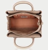 LouLou Dames leren schoudertas Vera Soft Sepia