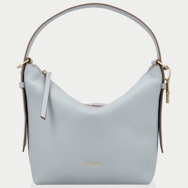 LouLou LOIS  leren hobo / crossbody tas  Blue Aura