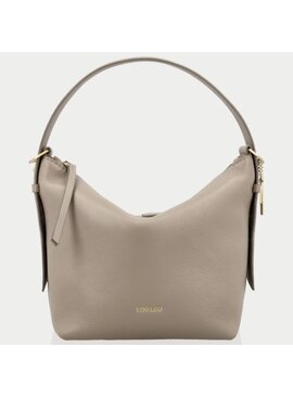 LouLou LOIS  leren hobo / crossbody tas Soft Sepia