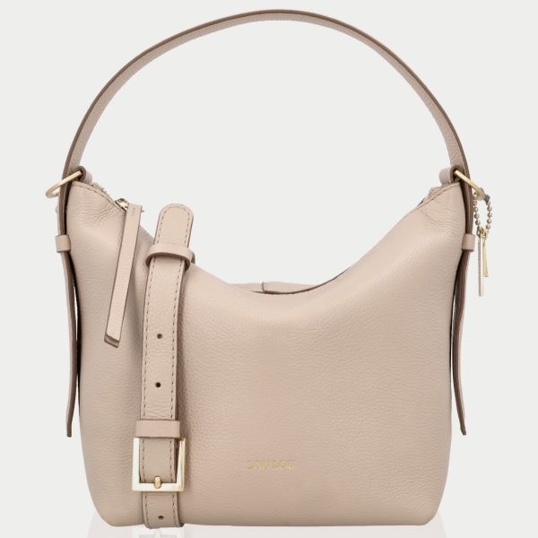 LouLou LOIS  leren hobo / crossbody tas Cashmere