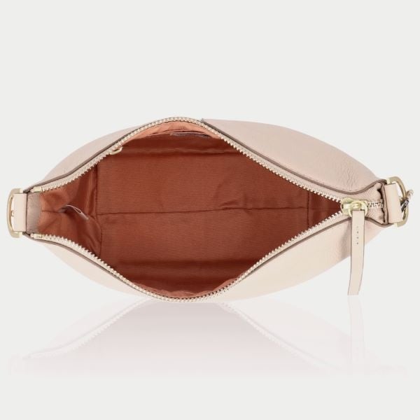 LouLou LOIS  leren hobo / crossbody tas Cashmere