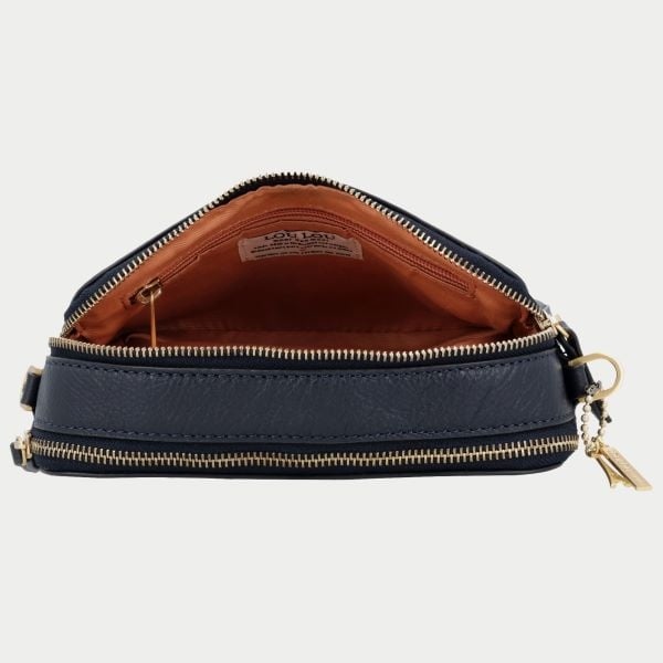 LouLou ZOË crossbodytas Dark Blue