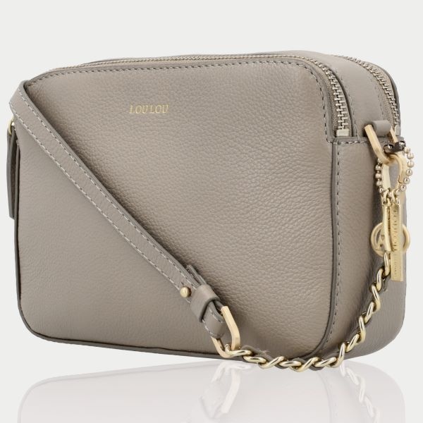 LouLou ZOË crossbodytas Soft Sepia