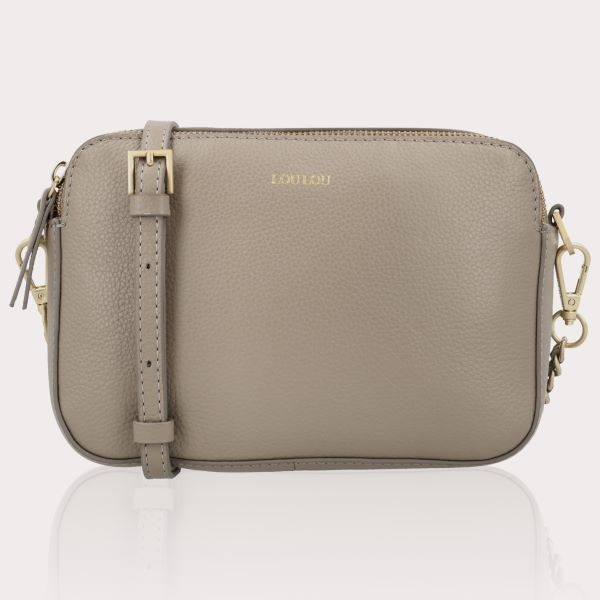 LouLou ZOË crossbodytas Soft Sepia