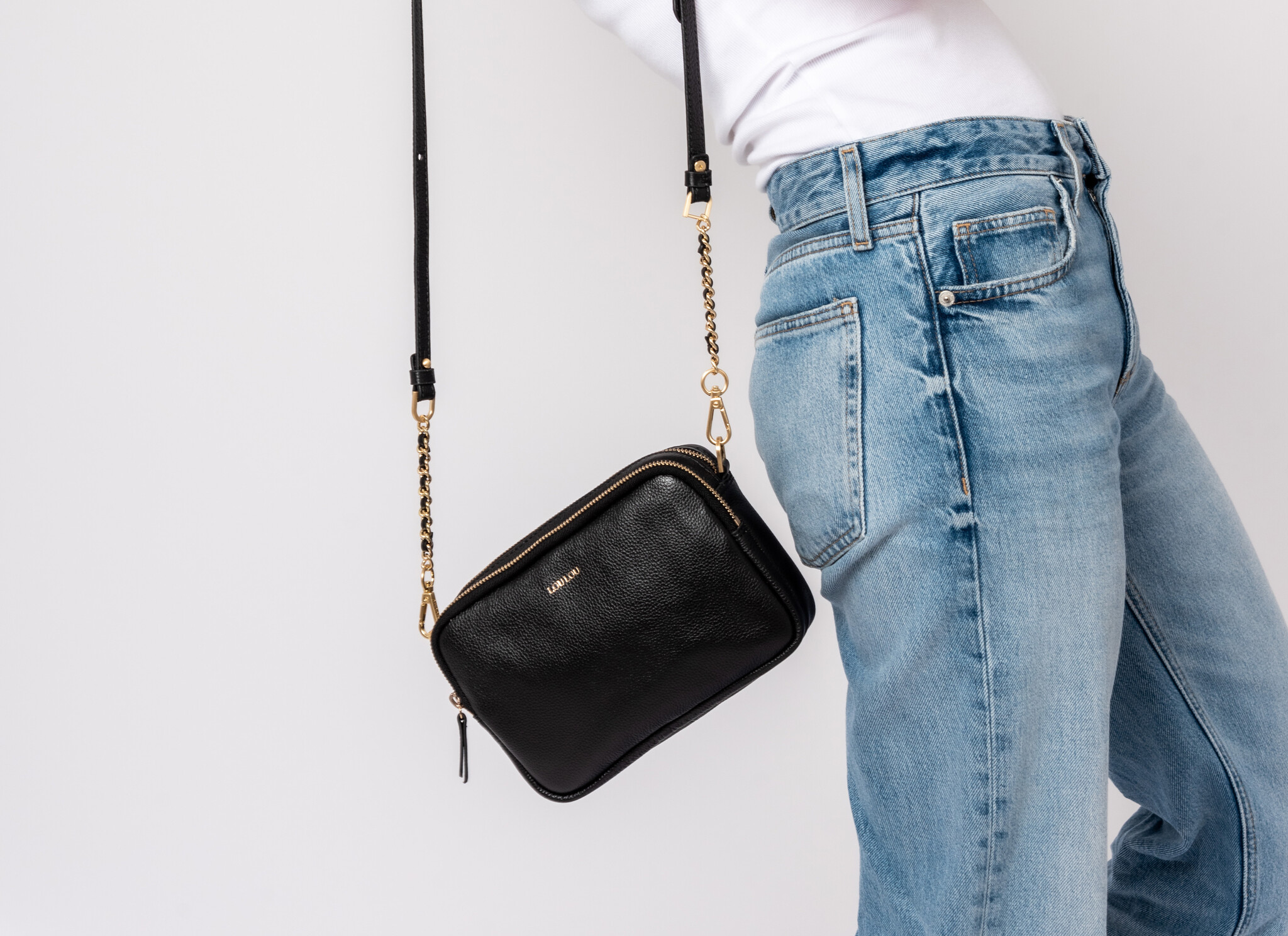 LouLou ZOË crossbodytas Black