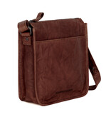 Spikes and Sparrow Leren Crossbodytas – Margo  Dark Brown