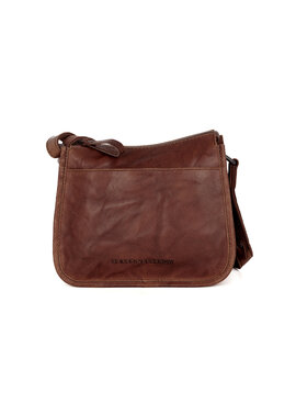 Spikes and Sparrow Leren Crossbodytas – Joy  Dark Brown