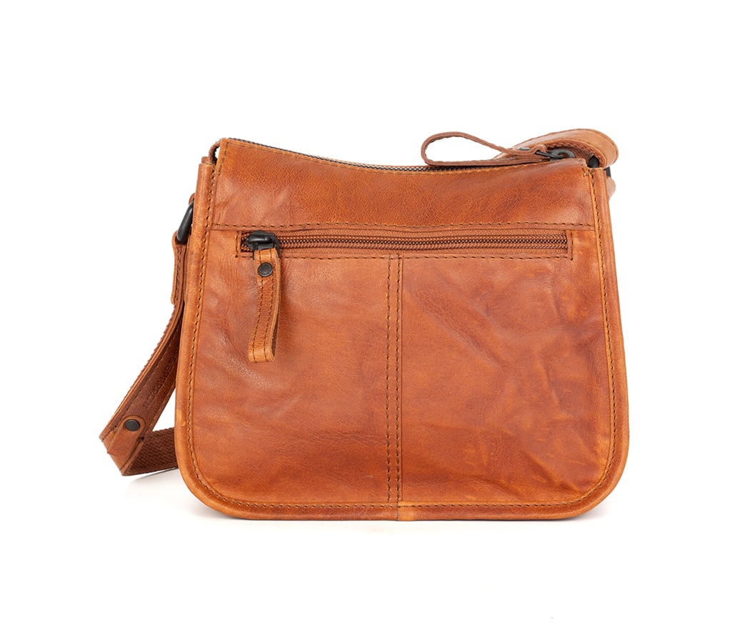 Spikes and Sparrow Leren Crossbodytas – Joy  Brandy