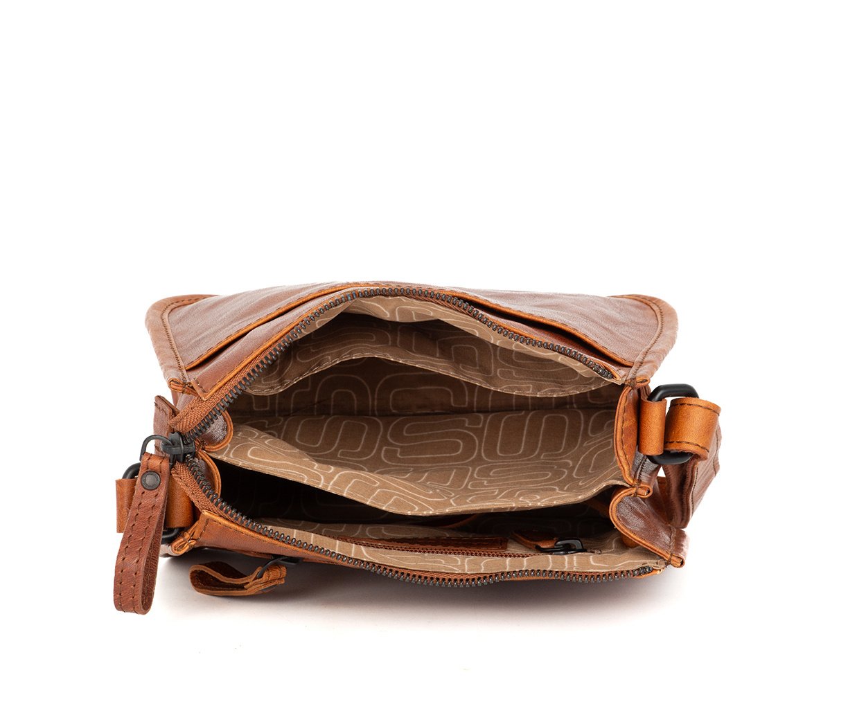 Spikes and Sparrow Leren Crossbodytas – Joy  Brandy