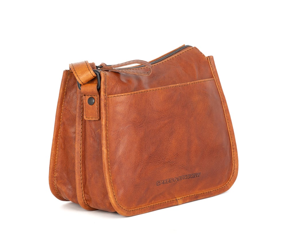 Spikes and Sparrow Leren Crossbodytas – Joy  Brandy