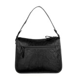 Spikes and Sparrow Leren Schouder / Crossbodytas – Chanice Black