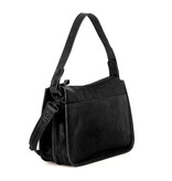 Spikes and Sparrow Leren Schouder / Crossbodytas – Chanice Black