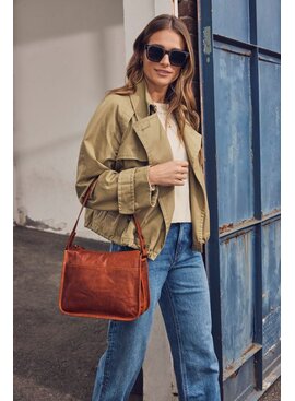 Spikes and Sparrow Leren Schouder / Crossbodytas – Chanice Brandy