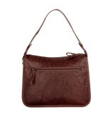 Spikes and Sparrow Leren Schouder / Crossbodytas – Chanice Dark Brown