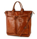 Bear Design Leren hand-/schoudertas + laptopvak  15,6 inch 'Vera'