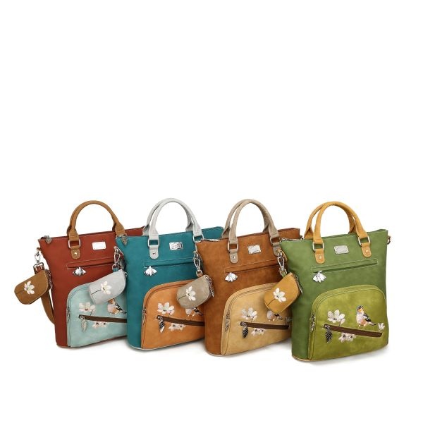 Hi Di Hi Shopper/schoudertas Chit-Chat  Red /Light blue