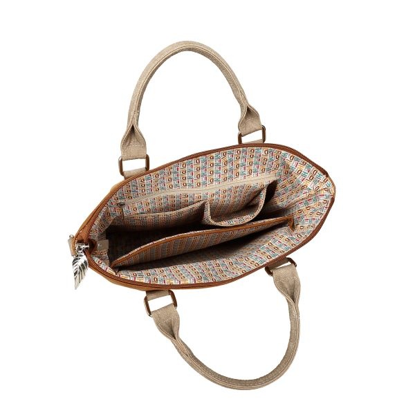 Hi Di Hi Shopper/schoudertas Chit-Chat  Cognac/Peach