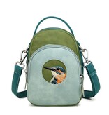 Hi Di Hi Ditty Hand-/schoudertas/crossbody  Blue-Green-Petrol