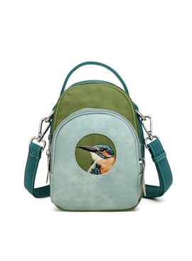 Hi Di Hi Ditty Hand-/schoudertas/crossbody  Blue-Green-Petrol