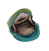 Hi Di Hi Ditty Hand-/schoudertas/crossbody  Blue-Green-Petrol