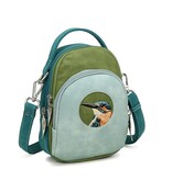 Hi Di Hi Ditty Hand-/schoudertas/crossbody  Blue-Green-Petrol