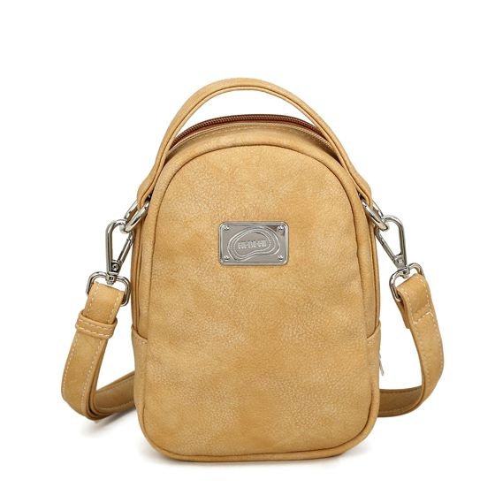 Hi Di Hi Ditty Hand-/schoudertas/crossbody  Beige-Cognac-Peach