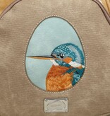 Hi Di Hi Eggy Hand-/schoudertas / rugzak Beige-Peach-Petrol