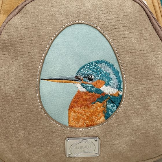 Hi Di Hi Eggy Hand-/schoudertas / rugzak Beige-Peach-Petrol