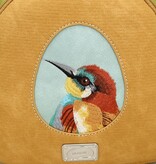 Hi Di Hi Eggy Hand-/schoudertas / rugzak Peach-L.Green-Green