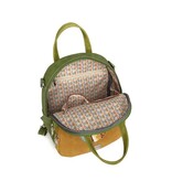 Hi Di Hi Eggy Hand-/schoudertas / rugzak Peach-L.Green-Green