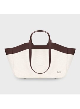 CLUSE Tote Bag, Beige. Dark Brown Colour  CX15404